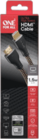 One For All CC5215 HDMI - HDMI 2.1 Kábel 1.5m - Fekete