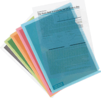 Plus Line Japan A4 adatvédelmi szöveget titkosító vegyes színű genotherm (5 db / csomag)