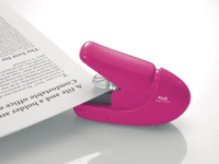 Plus Line Japan kézi kapocsmentes 8 lap kapacitású tűző- és lyukasztógép - Pink