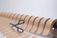 Plus Line Japan Fitcut Prémium titániumbevonatú olló 17,5 cm - Diplomatakék