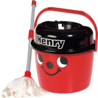 Casdon Henry játék felmosó szett vödörrel - Piros