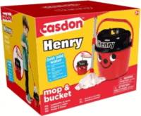 Casdon Henry játék felmosó szett vödörrel - Piros