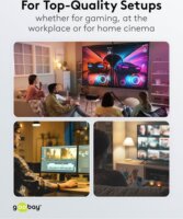 Goobay USB-C - DisplayPort 4K Átalakító kábel 1m - Fekete/Ezüst