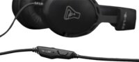 The G-Lab KORP-TITANIUM Vezetékes Gamer Fejhallgató Headset - Fekete