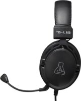 The G-Lab KORP-TITANIUM Vezetékes Gamer Fejhallgató Headset - Fekete