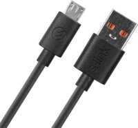 S-Link kábel - AND-KC19S USB-A apa - Micro USB apa Adat- és töltőkábel 1m - Fekete
