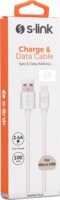 S-Link kábel - AND-KC19B USB-A apa - Micro USB apa Adat- és töltőkábel 1m - Fehér