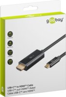 Goobay USB-C - HDMI 4K Átalakító kábel 2m - Fekete
