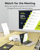 Goobay USB-C - HDMI 4K Átalakító kábel 2m - Fekete