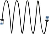goobay 74321 Ultra-flexibilis U/FTP Cat.6a RJ45 Patch kábel 5m - Fekete