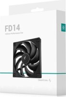 DeepCool Cooler FD14 140mm PWM Rendszerhűtő Ventillátor - Fekete