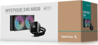 DeepCool MYSTIQUE ARGB 240mm Univerzális CPU AiO Vízhűtés - Fekete