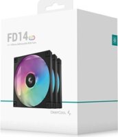 DeepCool FD14 ARGB 140mm PWM Rendszerhűtő Ventillátor 3db - Fekete