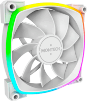 Montech RX120 120mm PWM RGB Rendszerhűtő ventilátor - Fehér