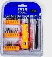 Iris Tools DT-111 Csavarhúzó készlet (21 db / csomag)