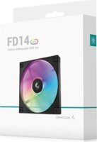 DeepCool Cooler FD14 ARGB 140mm PWM Rendszerhűtő Ventillátor - Fekete