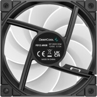 DeepCool Cooler FD12 ARGB Rendszerhűtő ventilátor - Fekete