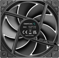 DeepCool Cooler FD12 120mm PWM Rendszerhűtő Ventillátor 3db - Fekete