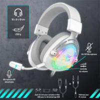 Spirit of Gamer ELITE H40 Vezetékes Gamer Fejhallgató Headset - Fehér