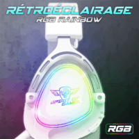 Spirit of Gamer ELITE H40 Vezetékes Gamer Fejhallgató Headset - Fehér