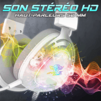 Spirit of Gamer ELITE H40 Vezetékes Gamer Fejhallgató Headset - Fehér