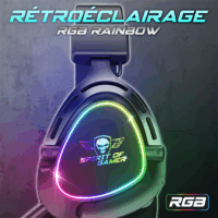 Spirit of Gamer ELITE H40 Vezetékes Gamer Fejhallgató Headset - Fekete