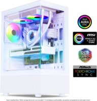 Spirit of Gamer SPECTRA Arctic Full Tower Számítógépház + 3db 120mm Ventillátor - Fehér