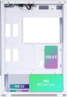 Spirit of Gamer SPECTRA Arctic Full Tower Számítógépház + 3db 120mm Ventillátor - Fehér