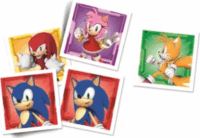 Clementoni Sonic a sündisznó memóriajáték 48 dartab kártyával