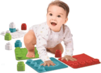 Clementoni Clemmy Puha készségfejlesztő játszószőnyeg építőkockákkal