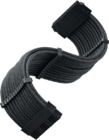 SilverStone SST-PP07E-MBW-V2 ATX 24 pin hosszabbító kábel 0.3m - Fekete