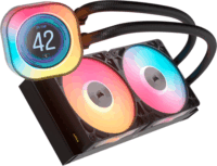 Corsair iCUE LINK TITAN 240 RX LCD RGB Univerzális CPU Vízhűtés - Fekete