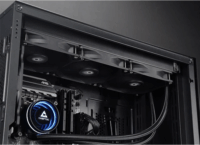 Chieftec Iceberg 360 DARK RGB PWM Univerzális AiO CPU Vízhűtő - Fekete