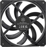 SilverStone Air Slimmer 140 PWM 140mm Rendszerhűtő ventilátor - Fekete