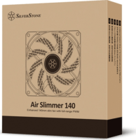 SilverStone Air Slimmer 140 PWM 140mm Rendszerhűtő ventilátor - Fekete