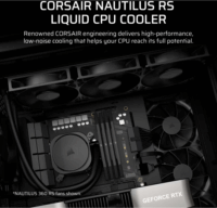 Corsair NAUTILUS 240 RS Univerzális AiO CPU Vízhűtés - Fekete