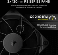 Corsair NAUTILUS 240 RS Univerzális AiO CPU Vízhűtés - Fekete