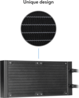 Chieftec ICEBERG 240 DARK Univerzális AiO CPU Vízhűtő - Fekete