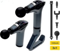 Platinet PMAS10PRO Akkus Masszázspisztoly - Ezüst