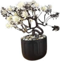 Iris E5722 dekoráció művirággal cserépben 12x17cm - Többféle