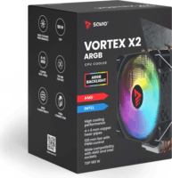 Savio Vortex X2 ARGB Univerzális CPU Hűtő