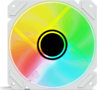 Sharkoon SHARK Mirror 120mm PWM RGB Rendszerhűtő ventilátor - Fehér