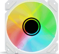 Sharkoon SHARK Mirror 120mm PWM RGB Rendszerhűtő ventilátor - Fehér