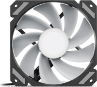 Sharkoon SHARK Mirror 120mm PWM ARGB Rendszerhűtő ventilátor - Fekete