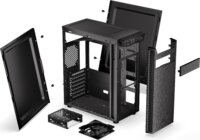 ENDORFY Armis 100 Solid Midi Torony Számítógépház + 1db 120mm ventilátor - Fekete