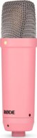 Rode Microphones BUROINT1PK NT1 Signature Mikrofon + XLR-Kábel + Asztali Stúdió Mikrofonállvány Bundle - Rózsaszín