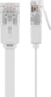 goobay 95151 U/UTP Cat6 RJ45 Flat Lapos Patch kábel 1m - Fehér