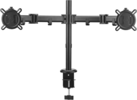 One For All DM2210 13"-32" LCD TV / Monitor asztali tartó állvány - Fekete (2 kijelző)