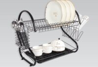 Maestro MR-1025-43 Rozsdamentes acél edényszárító 43 x 39 x 24 cm - Fekete