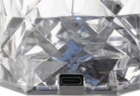 Izoxis Dekoratív 16 színben világító asztali LED lámpa távirányítóval 21cm